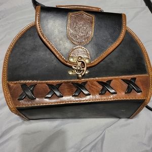 Steampunk crossbody purse